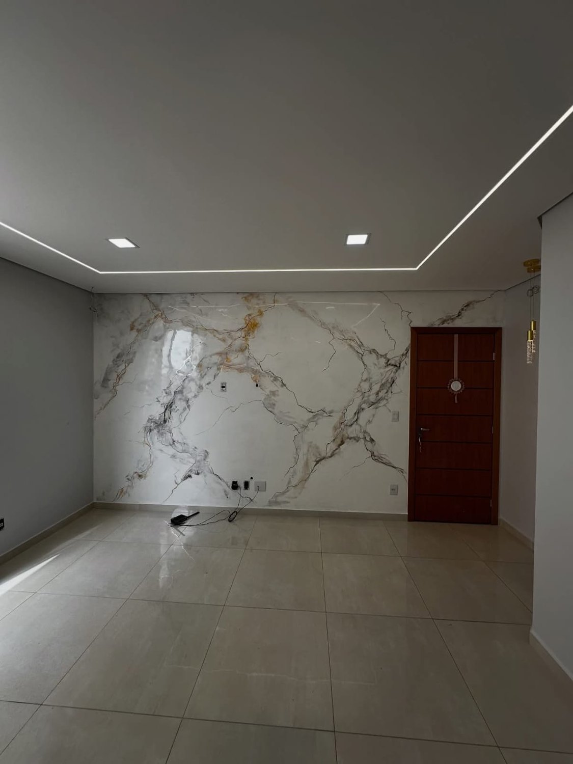 Microcemento continuo en pared