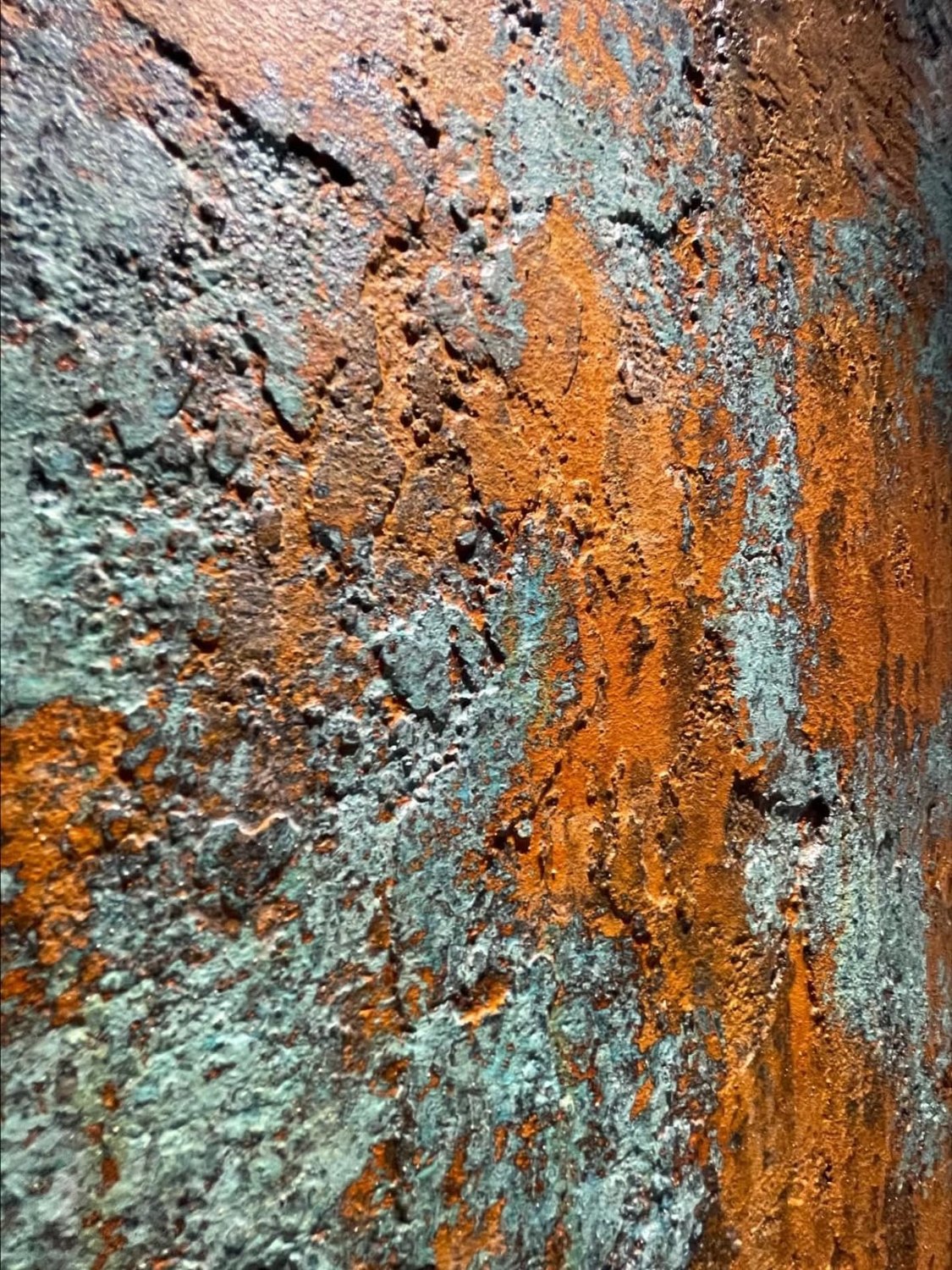 Efecto óxido en cobre